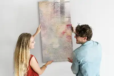 Quadro magnético de apagar a seco modelo Pingos de tinta