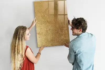 Quadro magnético de apagar a seco em tecido decorativo