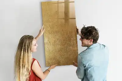 Quadro magnético de apagar a seco em tecido decorativo