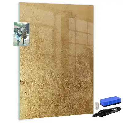 Quadro magnético de apagar a seco em tecido decorativo