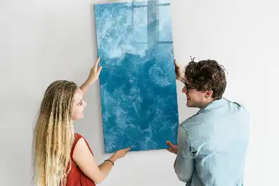 Quadro magnético de apagar a seco estampa de mar e oceano