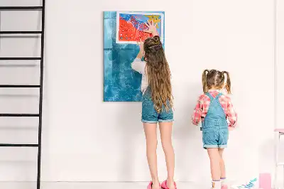Quadro magnético de apagar a seco estampa de mar e oceano