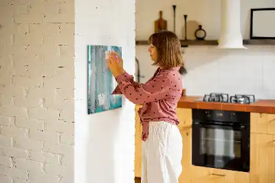 Quadro magnético de apagar a seco acabamento em madeira envelhecida