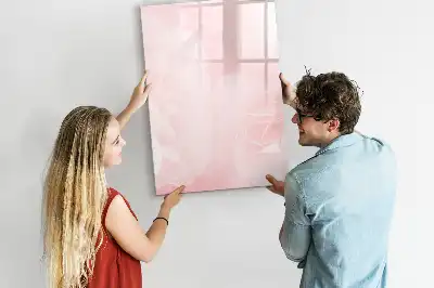 Quadro magnético de apagar a seco estampa de rosas