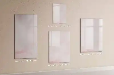 Quadro magnético de apagar a seco estampa de rosas
