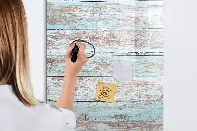 Quadro magnético de apagar a seco em tons pastel