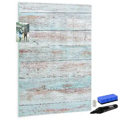 Quadro magnético de apagar a seco em tons pastel