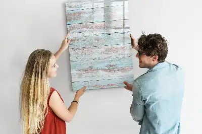 Quadro magnético de apagar a seco em tons pastel