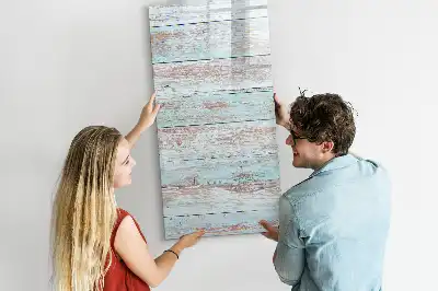 Quadro magnético de apagar a seco em tons pastel
