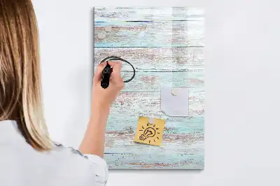 Quadro magnético de apagar a seco em tons pastel