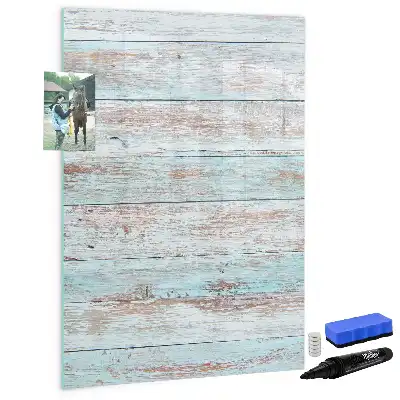 Quadro magnético de apagar a seco em tons pastel