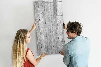 Quadro magnético de apagar a seco em madeira