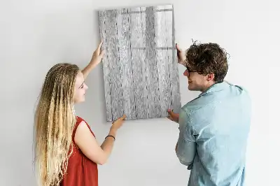Quadro magnético de apagar a seco em madeira