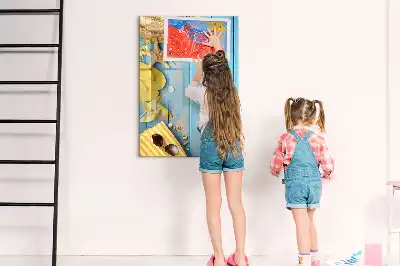 Quadro magnético de apagar a seco acessório de organização