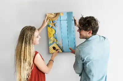 Quadro magnético de apagar a seco acessório de organização