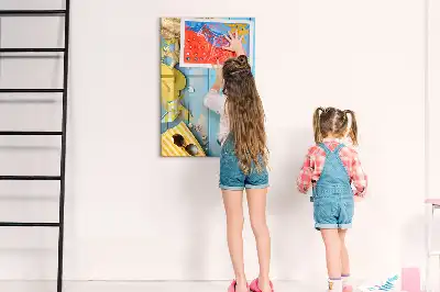 Quadro magnético de apagar a seco acessório de organização