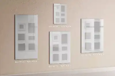 Quadro magnético de apagar a seco com moldura para fotos