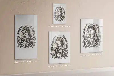 Quadro magnético de apagar a seco estampa de Nossa Senhora de Guadalupe