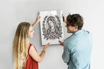 Quadro magnético de apagar a seco estampa de Nossa Senhora de Guadalupe