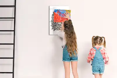 Quadro magnético de apagar a seco estampa de Nossa Senhora de Guadalupe