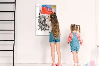Quadro magnético de apagar a seco estampa de Nossa Senhora de Guadalupe