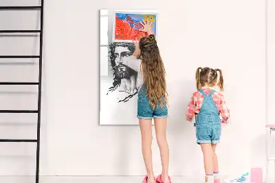Quadro magnético de apagar a seco com estampa de Jesus Cristo