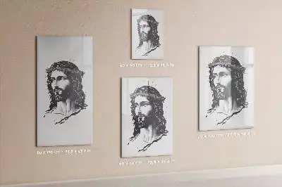 Quadro magnético de apagar a seco com estampa de Jesus Cristo