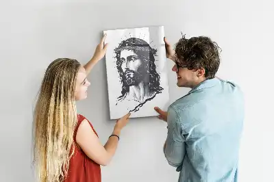 Quadro magnético de apagar a seco com estampa de Jesus Cristo