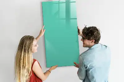 Quadro magnético de apagar a seco turquesa