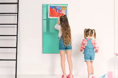 Quadro magnético de apagar a seco turquesa