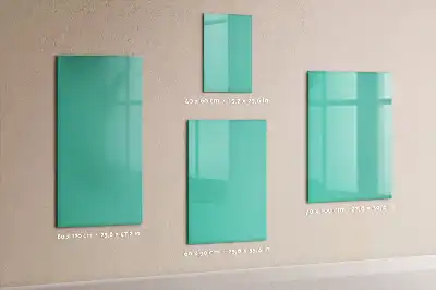 Quadro magnético de apagar a seco turquesa