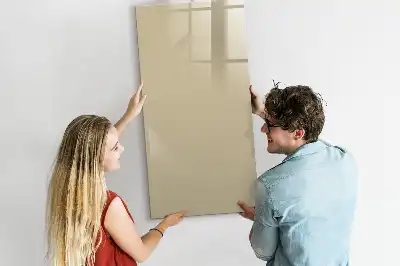 Quadro magnético de apagar a seco bege