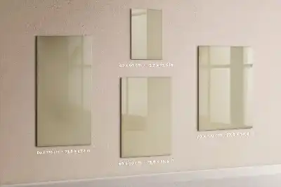 Quadro magnético de apagar a seco bege