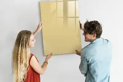 Quadro magnético de apagar a seco creme