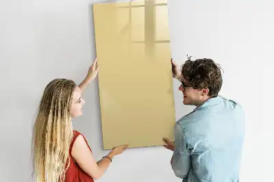 Quadro magnético de apagar a seco creme