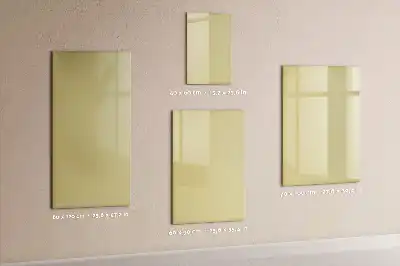 Quadro magnético de apagar a seco creme