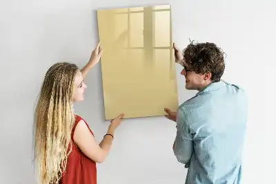 Quadro magnético de apagar a seco creme