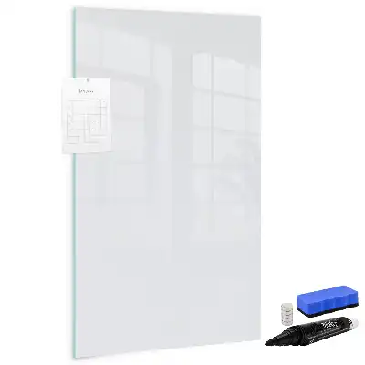 Quadro magnético de apagar a seco na cor branco off