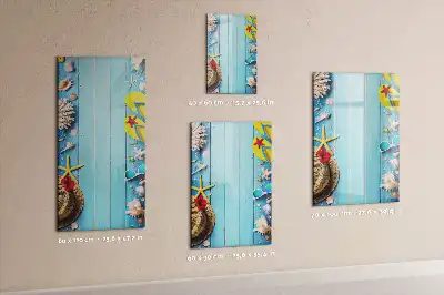 Quadro magnético de apagar a seco kit de praia