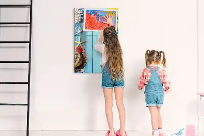 Quadro magnético de apagar a seco kit de praia