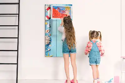 Quadro magnético de apagar a seco conjunto temático para amantes da praia