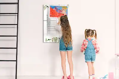 Quadro magnético de apagar a seco lista de tarefas para hoje