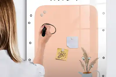 Quadro magnético de apagar a seco para lista de tarefas