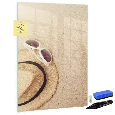 Quadro magnético de apagar a seco modelo Duna de areia