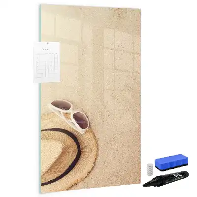 Quadro magnético de apagar a seco modelo Duna de areia