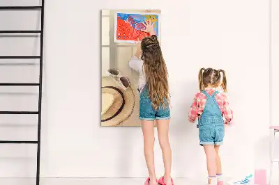 Quadro magnético de apagar a seco modelo Duna de areia