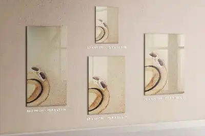 Quadro magnético de apagar a seco modelo Duna de areia
