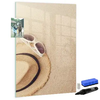 Quadro magnético de apagar a seco modelo Duna de areia