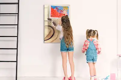 Quadro magnético de apagar a seco modelo Duna de areia