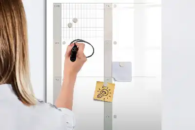 Plano semanal magnético quadro de apagar a seco